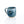Handmade ceramic mug by Kristin Roach with a textured, swirled blue and teal glaze, featuring a small bird motif on the side. Part of the MOKA x KRISTIN ROACH POTTERY exclusive, limited edition collaboration