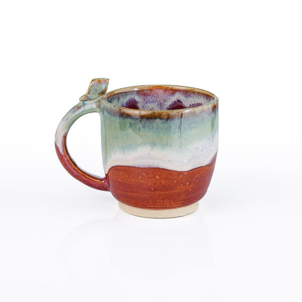 Multicolor Bird Mug by Kristin Roach Pottery for MOKA Coffee